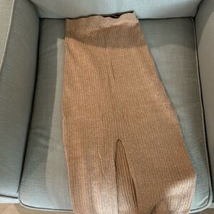 Khaki Free People skirt